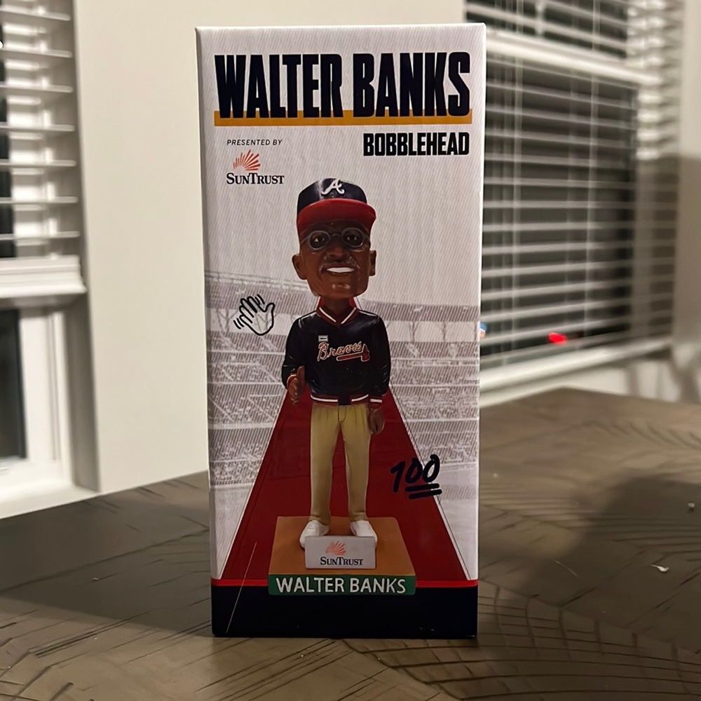 2019 Atlanta Braves Walter Banks Bobblehead
